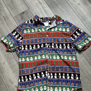 Denim And Flower Ricky Singh Ugly Christmas Shirt Men S Santa Claus Snowman